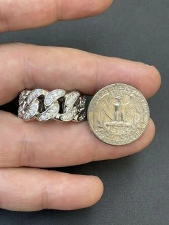 MOISSANITE Miami Cuban Ring 925 Sterling Silver Passes Diamond Tester Real Iced -Harlem Bling Shop harlembling moissanite miami cuban ring 925 sterling silver passes diamond tester real iced 62684.1664390571