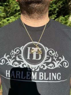 MOISSANITE Motorcycle Dirt Bike Pendant Real 925 Silver / Gold Iced Necklace -Harlem Bling Shop harlembling moissanite motorcycle dirt bike pendant real 925 silver gold iced necklace 39221.1698204121