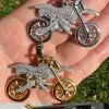MOISSANITE Motorcycle Dirt Bike Pendant Real 925 Silver / Gold Iced Necklace -Harlem Bling Shop harlembling moissanite motorcycle dirt bike pendant real 925 silver gold iced necklace 48324.1698204130