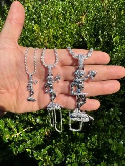 MOISSANITE Perseus W. Medusa Head Pendant - Iced Necklace Real 925 Silver 3 Size 36 MOISSANITE Perseus W. Medusa Head Pendant - Iced Necklace Real 925 Silver 3 Size -Harlem Bling Shop harlembling moissanite perseus w medusa head pendant iced necklace real 925 silver 3 size 58605.1696386001