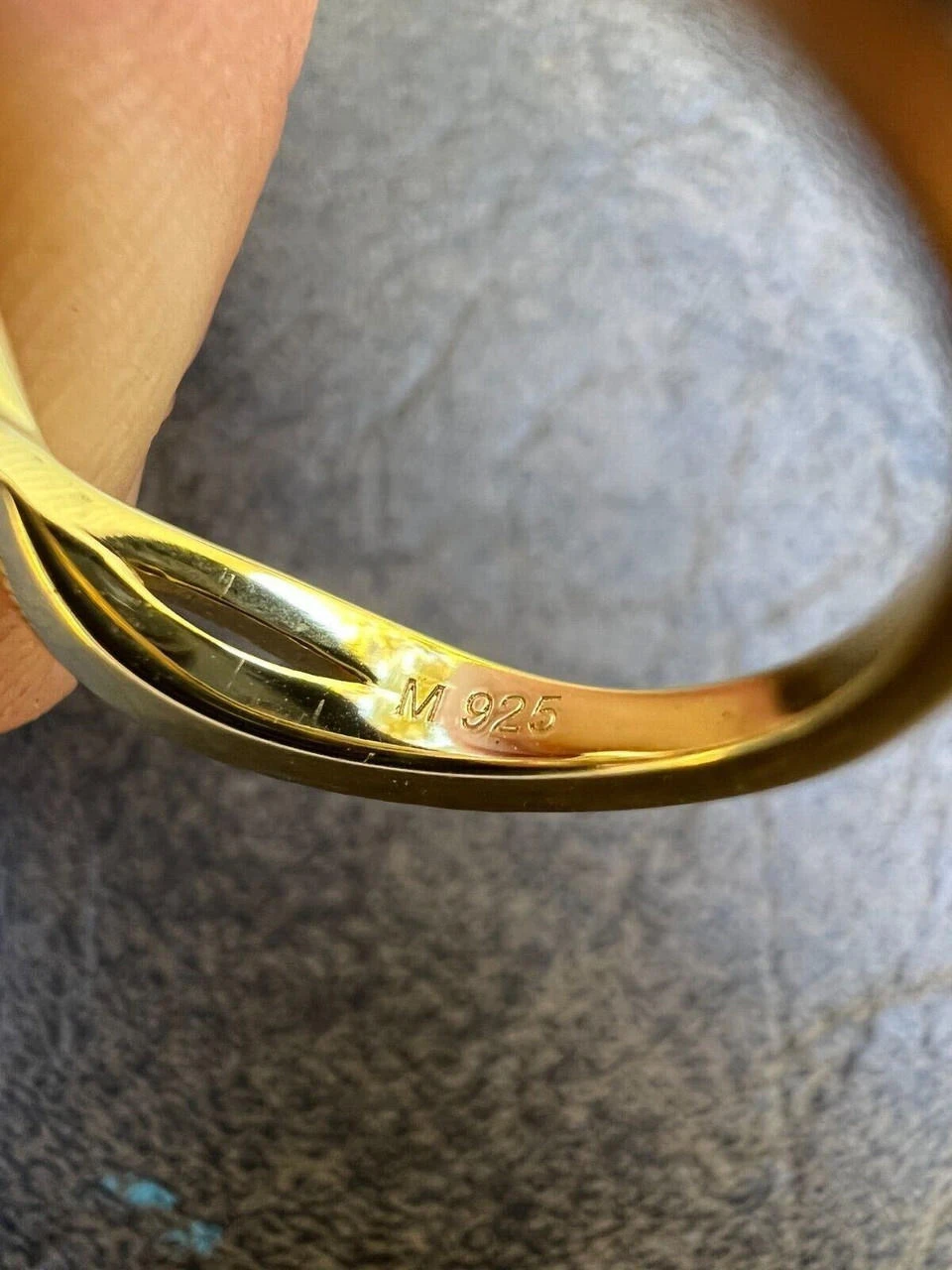 Moissanite Princess Cut Square Engagement Promise Ring 14k Gold Plate 925 Silver 13 Moissanite Princess Cut Square Engagement Promise Ring 14k Gold Plate 925 Silver - Image 11