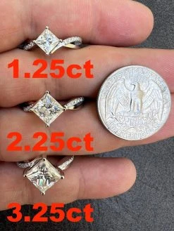 Moissanite Princess Cut Square Engagement Promise Ring 925 Silver Diamond Test ✅ 19 Moissanite Princess Cut Square Engagement Promise Ring 925 Silver Diamond Test ✅ -Harlem Bling Shop harlembling moissanite princess cut square engagement promise ring 925 silver diamond test 19616.1665755637