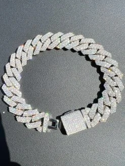 MOISSANITE Prong Cuban Link Bracelet 925 Silver Iced Pass Diamond Tester Hip Hop 22 MOISSANITE Prong Cuban Link Bracelet 925 Silver Iced Pass Diamond Tester Hip Hop -Harlem Bling Shop harlembling moissanite prong cuban link bracelet 925 silver iced pass diamond tester hip hop 96017.1664361832