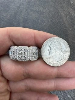MOISSANITE Real 14k Gold Over 925 Silver Mens Baguette Pinky RING Iced 12mm Band 29 MOISSANITE Real 14k Gold Over 925 Silver Mens Baguette Pinky RING Iced 12mm Band -Harlem Bling Shop harlembling moissanite real 14k gold over 925 silver mens baguette pinky ring iced 12mm band 50741.1680291779