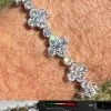 Moissanite Real 925 Silver 10mm Iced Clover Flower Tennis Bracelet Mens Ladies 2 Moissanite Real 925 Silver 10mm Iced Clover Flower Tennis Bracelet Mens Ladies -Harlem Bling Shop harlembling moissanite real 925 silver 10mm iced clover flower tennis bracelet mens ladies 03273.1697597177