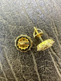 MOISSANITE Real 925 Silver 14k Gold Plated Iced Cluster Round Hip Hop Earrings 29 MOISSANITE Real 925 Silver 14k Gold Plated Iced Cluster Round Hip Hop Earrings -Harlem Bling Shop harlembling moissanite real 925 silver 14k gold plated iced cluster round hip hop earrings 28226.1683838534