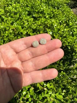 MOISSANITE Real 925 Silver 14k Gold Plated Iced Cluster Round Hip Hop Earrings 30 MOISSANITE Real 925 Silver 14k Gold Plated Iced Cluster Round Hip Hop Earrings -Harlem Bling Shop harlembling moissanite real 925 silver 14k gold plated iced cluster round hip hop earrings 32832.1683838458