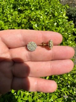 MOISSANITE Real 925 Silver 14k Gold Plated Iced Cluster Round Hip Hop Earrings 23 MOISSANITE Real 925 Silver 14k Gold Plated Iced Cluster Round Hip Hop Earrings -Harlem Bling Shop harlembling moissanite real 925 silver 14k gold plated iced cluster round hip hop earrings 67026.1683838495