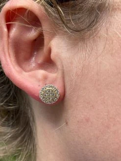 MOISSANITE Real 925 Silver 14k Gold Plated Iced Cluster Round Hip Hop Earrings 21 MOISSANITE Real 925 Silver 14k Gold Plated Iced Cluster Round Hip Hop Earrings -Harlem Bling Shop harlembling moissanite real 925 silver 14k gold plated iced cluster round hip hop earrings 83580.1683838506