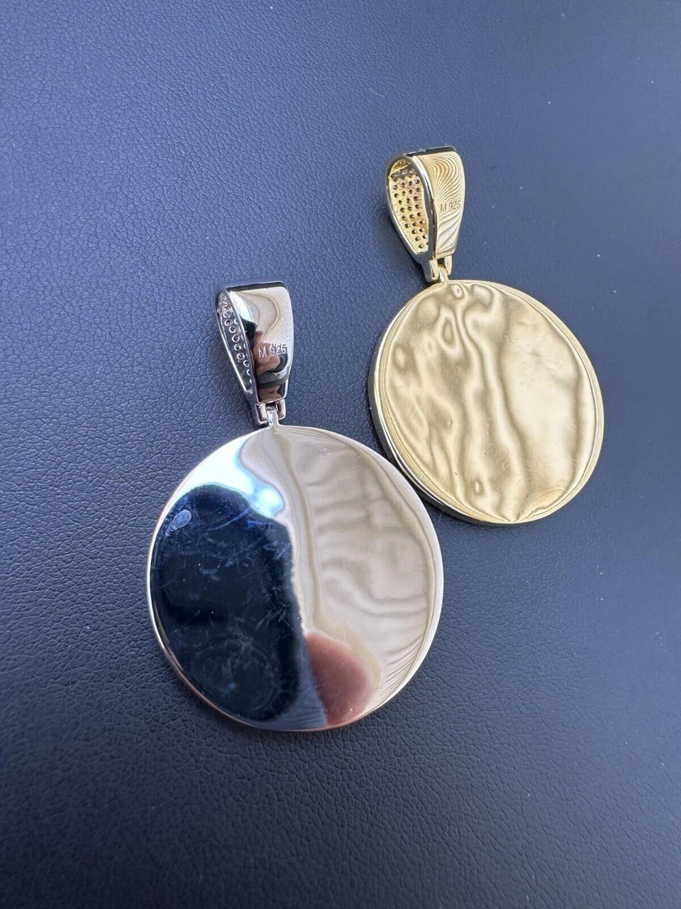 MOISSANITE Real 925 Silver / Gold Iced Ying Yang Chinese Symbol Pendant Necklace 9 MOISSANITE Real 925 Silver / Gold Iced Ying Yang Chinese Symbol Pendant Necklace - Image 7