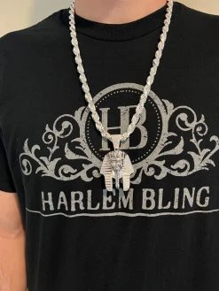 MOISSANITE Real 925 Silver Gold Plated Iced King Tut Egyptian Pharaoh Necklace 23 MOISSANITE Real 925 Silver Gold Plated Iced King Tut Egyptian Pharaoh Necklace -Harlem Bling Shop harlembling moissanite real 925 silver gold plated iced king tut egyptian pharaoh necklace 73971.1674149426