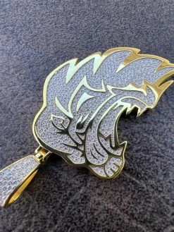 MOISSANITE Real 925 Silver / Gold Plated Iced Lion King Leo Hip Hop Necklace 21 MOISSANITE Real 925 Silver / Gold Plated Iced Lion King Leo Hip Hop Necklace -Harlem Bling Shop harlembling moissanite real 925 silver gold plated iced lion king leo hip hop necklace 12432.1674149437