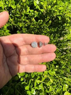 MOISSANITE Real 925 Silver Iced Cluster Round Hip Hop Out Big Mens 10mm Earrings 36 MOISSANITE Real 925 Silver Iced Cluster Round Hip Hop Out Big Mens 10mm Earrings -Harlem Bling Shop harlembling moissanite real 925 silver iced cluster round hip hop out big mens 10mm earrings 91579.1683838431