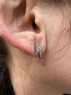 Moissanite Real 925 Silver Iced Hip Hop Lightning Bolt Earrings Passes Tester 28 Moissanite Real 925 Silver Iced Hip Hop Lightning Bolt Earrings Passes Tester -Harlem Bling Shop harlembling moissanite real 925 silver iced hip hop lightning bolt earrings passes tester 81415.1678301514