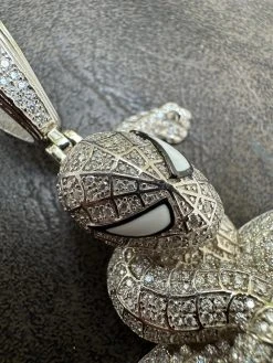 MOISSANITE Real 925 Silver/14k Gold Plated LARGE Iced Spiderman Pendant Necklace 24 MOISSANITE Real 925 Silver/14k Gold Plated LARGE Iced Spiderman Pendant Necklace -Harlem Bling Shop harlembling moissanite real 925 silver14k gold plated large iced spiderman pendant necklace 13319.1689204371