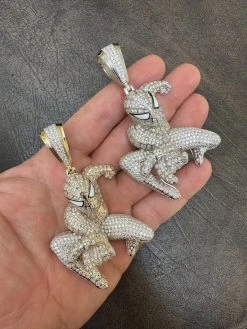 MOISSANITE Real 925 Silver/14k Gold Plated LARGE Iced Spiderman Pendant Necklace 40 MOISSANITE Real 925 Silver/14k Gold Plated LARGE Iced Spiderman Pendant Necklace -Harlem Bling Shop harlembling moissanite real 925 silver14k gold plated large iced spiderman pendant necklace 24506.1689204416