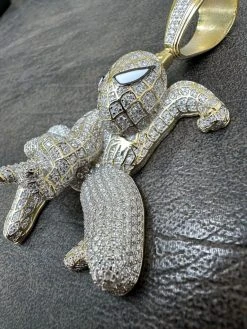 MOISSANITE Real 925 Silver/14k Gold Plated LARGE Iced Spiderman Pendant Necklace 34 MOISSANITE Real 925 Silver/14k Gold Plated LARGE Iced Spiderman Pendant Necklace -Harlem Bling Shop harlembling moissanite real 925 silver14k gold plated large iced spiderman pendant necklace 46268.1689204430