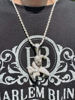 MOISSANITE Real 925 Silver/14k Gold Plated LARGE Iced Spiderman Pendant Necklace 29 MOISSANITE Real 925 Silver/14k Gold Plated LARGE Iced Spiderman Pendant Necklace -Harlem Bling Shop harlembling moissanite real 925 silver14k gold plated large iced spiderman pendant necklace 80073.1689204452