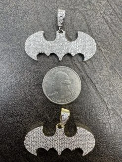 MOISSANITE Real 925 Silver/Gold Plated Iced Batman Superhero Pendant Necklace 31 MOISSANITE Real 925 Silver/Gold Plated Iced Batman Superhero Pendant Necklace -Harlem Bling Shop harlembling moissanite real 925 silvergold plated iced batman superhero pendant necklace 58098.1677436560
