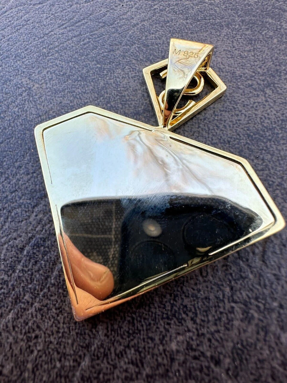 MOISSANITE Real 925 Silver/Gold Plated Iced SUPERMAN Superhero Pendant Necklace 12 MOISSANITE Real 925 Silver/Gold Plated Iced SUPERMAN Superhero Pendant Necklace - Image 10