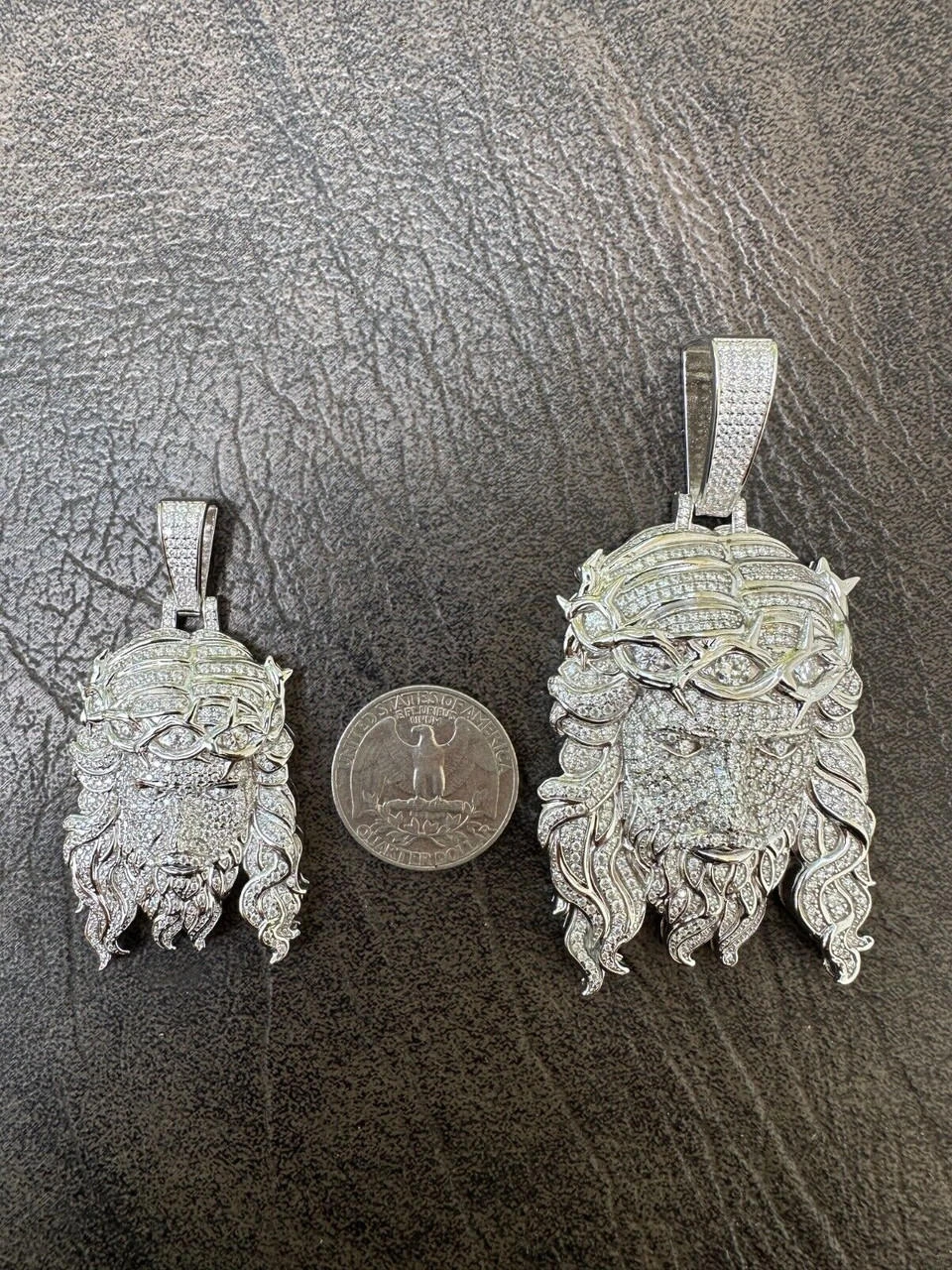 MOISSANITE Real 925 Sterling Silver Iced Out Hip Hop Jesus Piece Pendant Necklace 12 MOISSANITE Real 925 Sterling Silver Iced Out Hip Hop Jesus Piece Pendant Necklace - Image 10