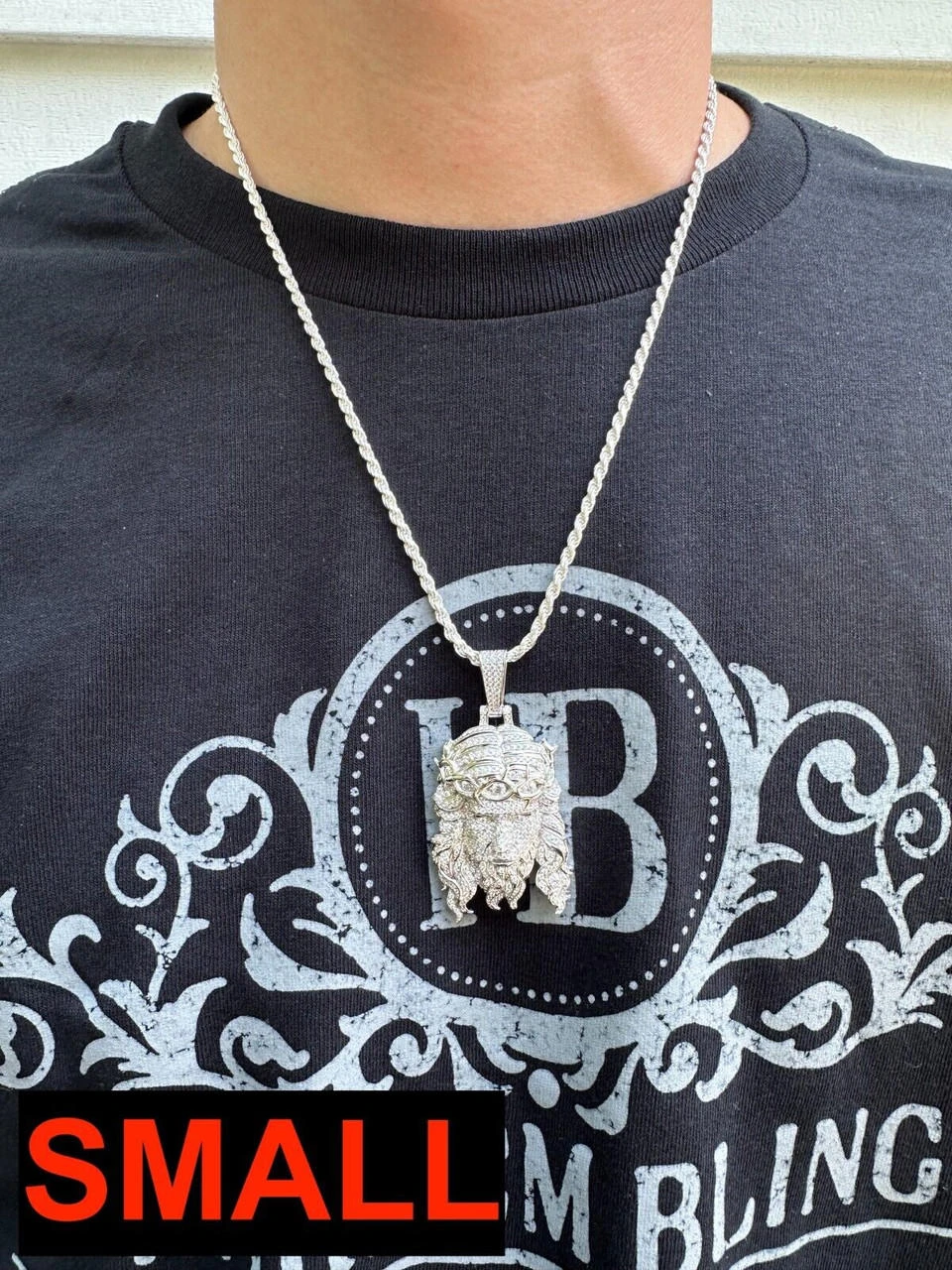 MOISSANITE Real 925 Sterling Silver Iced Out Hip Hop Jesus Piece Pendant Necklace 22 MOISSANITE Real 925 Sterling Silver Iced Out Hip Hop Jesus Piece Pendant Necklace - Image 20