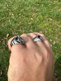 MOISSANITE Real Mens Real 925 Silver Ring Free Mason Masonic Letter G Black Onyx -Harlem Bling Shop harlembling moissanite real mens real 925 silver ring free mason masonic letter g black onyx 23058.1696645439