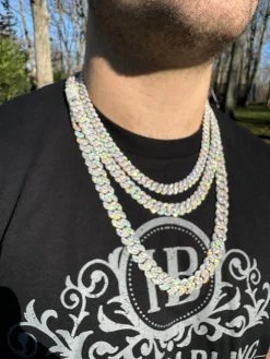 MOISSANITE Real Miami Cuban Link Chain Iced Hip Hop 925 Silver Necklace 16"-30" 26 MOISSANITE Real Miami Cuban Link Chain Iced Hip Hop 925 Silver Necklace 16"-30" -Harlem Bling Shop harlembling moissanite real miami cuban link chain iced hip hop 925 silver necklace 16 30 84717.1702962313