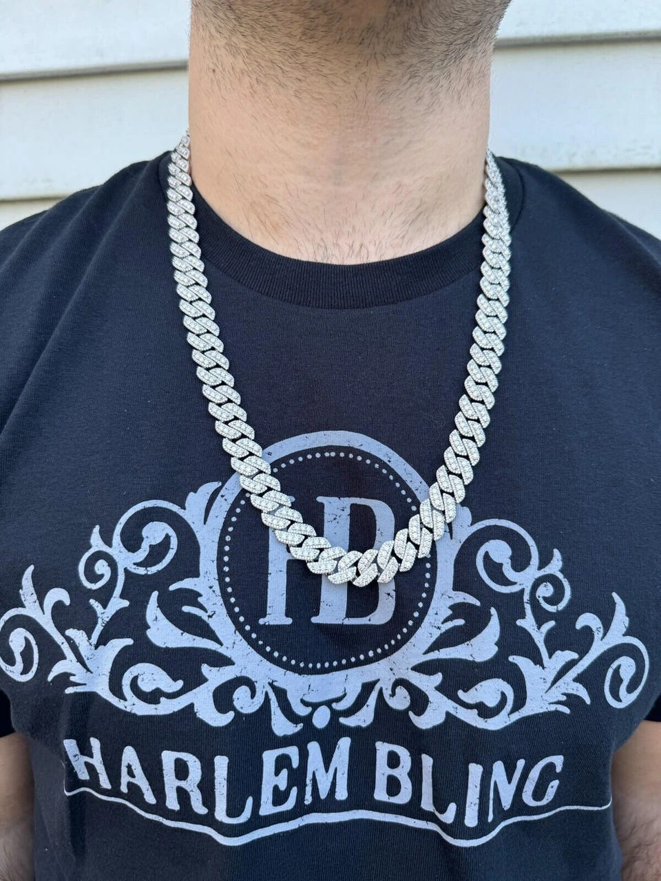MOISSANITE Real Miami Cuban Link Chain Iced Hip Hop 925 Silver Necklace 16"-30" 12 MOISSANITE Real Miami Cuban Link Chain Iced Hip Hop 925 Silver Necklace 16"-30" - Image 10