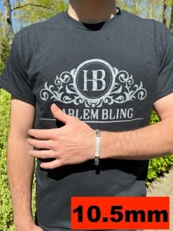 MOISSANITE Real Miami Cuban Link ID Bracelet 925 Silver Iced Pass Diamond Tester -Harlem Bling Shop harlembling moissanite real miami cuban link id bracelet 925 silver iced pass diamond tester 41400.1664355471