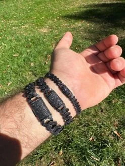 MOISSANITE Real Miami Cuban Link Prong Bracelet Black Rhodium Solid 925 Silver -Harlem Bling Shop harlembling moissanite real miami cuban link prong bracelet black rhodium solid 925 silver 58546.1697164560