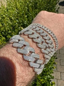MOISSANITE Real Miami Cuban Link Prong Bracelet Iced Solid 925 Sterling Silver 27 MOISSANITE Real Miami Cuban Link Prong Bracelet Iced Solid 925 Sterling Silver -Harlem Bling Shop harlembling moissanite real miami cuban link prong bracelet iced solid 925 sterling silver 54788.1678474773