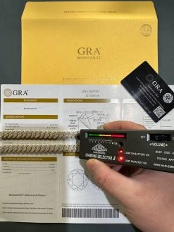 MOISSANITE Real Miami Cuban Link Prong Chain Iced Gold & 925 Silver Necklace 29 MOISSANITE Real Miami Cuban Link Prong Chain Iced Gold & 925 Silver Necklace -Harlem Bling Shop harlembling moissanite real miami cuban link prong chain iced gold and 925 silver necklace 04731.1678474564