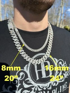 MOISSANITE Real Miami Cuban Link Prong Chain Iced Hip Hop 925 Silver Necklace 25 MOISSANITE Real Miami Cuban Link Prong Chain Iced Hip Hop 925 Silver Necklace -Harlem Bling Shop harlembling moissanite real miami cuban link prong chain iced hip hop 925 silver necklace 09266.1678474827