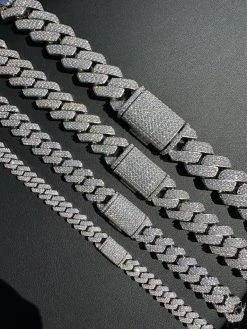 MOISSANITE Real Miami Cuban Link Prong Chain Iced Hip Hop 925 Silver Necklace 32 MOISSANITE Real Miami Cuban Link Prong Chain Iced Hip Hop 925 Silver Necklace -Harlem Bling Shop harlembling moissanite real miami cuban link prong chain iced hip hop 925 silver necklace 37695.1678474613