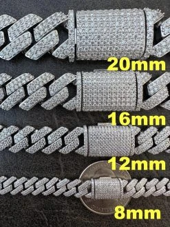 MOISSANITE Real Miami Cuban Link Prong Chain Iced Hip Hop 925 Silver Necklace 28 MOISSANITE Real Miami Cuban Link Prong Chain Iced Hip Hop 925 Silver Necklace -Harlem Bling Shop harlembling moissanite real miami cuban link prong chain iced hip hop 925 silver necklace 38861.1678474846