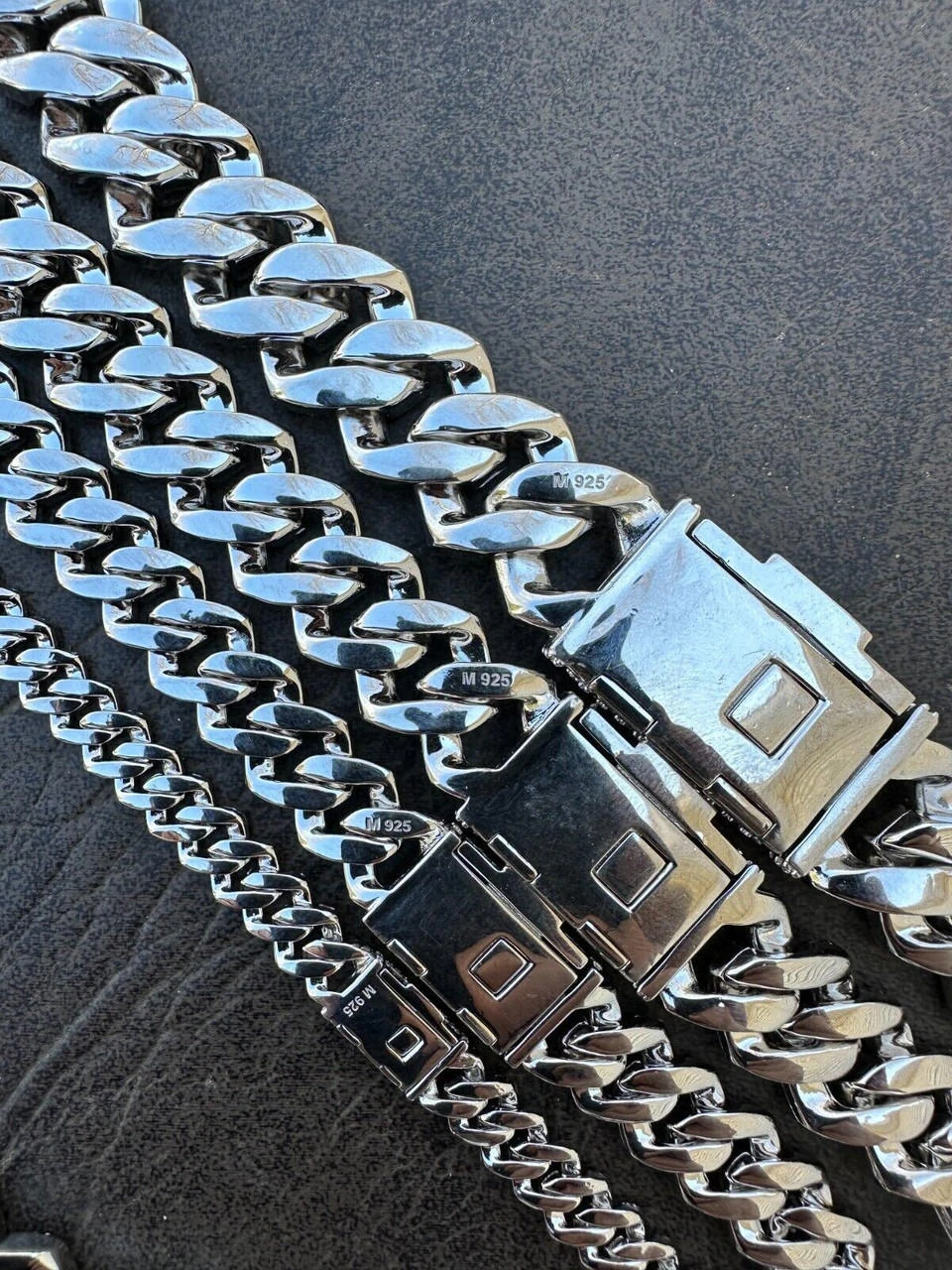 MOISSANITE Real Miami Cuban Link Prong Chain Iced Hip Hop 925 Silver Necklace 15 MOISSANITE Real Miami Cuban Link Prong Chain Iced Hip Hop 925 Silver Necklace - Image 13