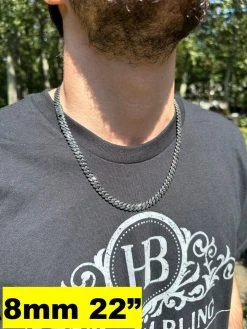 MOISSANITE Real Miami Cuban Link Prong Chain Necklace Black Rhodium 925 Silver 24 MOISSANITE Real Miami Cuban Link Prong Chain Necklace Black Rhodium 925 Silver -Harlem Bling Shop harlembling moissanite real miami cuban link prong chain necklace black rhodium 925 silver 18869.1697164320