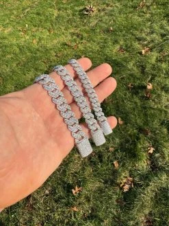 MOISSANITE Real Miami Cuban Prong Link Iced Hip Hop 925 Silver Bracelet 7-9" 33 MOISSANITE Real Miami Cuban Prong Link Iced Hip Hop 925 Silver Bracelet 7-9" -Harlem Bling Shop harlembling moissanite real miami cuban prong link iced hip hop 925 silver bracelet 7 9 55226.1702962299