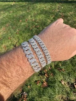 MOISSANITE Real Miami Cuban Prong Link Iced Hip Hop 925 Silver Bracelet 7-9" 24 MOISSANITE Real Miami Cuban Prong Link Iced Hip Hop 925 Silver Bracelet 7-9" -Harlem Bling Shop harlembling moissanite real miami cuban prong link iced hip hop 925 silver bracelet 7 9 69603.1702962292