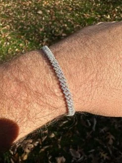 MOISSANITE Real Mini 5mm Micro Miami Cuban Link Prong Bracelet Iced 925 Silver 36 MOISSANITE Real Mini 5mm Micro Miami Cuban Link Prong Bracelet Iced 925 Silver -Harlem Bling Shop harlembling moissanite real mini 5mm micro miami cuban link prong bracelet iced 925 silver 30816.1699069209