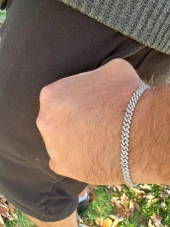 MOISSANITE Real Mini 5mm Micro Miami Cuban Link Prong Bracelet Iced 925 Silver 40 MOISSANITE Real Mini 5mm Micro Miami Cuban Link Prong Bracelet Iced 925 Silver -Harlem Bling Shop harlembling moissanite real mini 5mm micro miami cuban link prong bracelet iced 925 silver 51112.1699069228