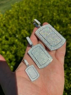 MOISSANITE Real Silver Dog Tag Iced Hip Hop Pendant Necklace Pass Diamond Tester 19 MOISSANITE Real Silver Dog Tag Iced Hip Hop Pendant Necklace Pass Diamond Tester -Harlem Bling Shop harlembling moissanite real silver dog tag iced hip hop pendant necklace pass diamond tester 29198.1664360262