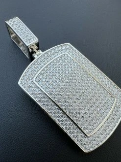 MOISSANITE Real Silver Dog Tag Iced Hip Hop Pendant Necklace Pass Diamond Tester 22 MOISSANITE Real Silver Dog Tag Iced Hip Hop Pendant Necklace Pass Diamond Tester -Harlem Bling Shop harlembling moissanite real silver dog tag iced hip hop pendant necklace pass diamond tester 57102.1664358181