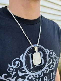 MOISSANITE Real Silver Dog Tag Iced Hip Hop Pendant Necklace Pass Diamond Tester 23 MOISSANITE Real Silver Dog Tag Iced Hip Hop Pendant Necklace Pass Diamond Tester -Harlem Bling Shop harlembling moissanite real silver dog tag iced hip hop pendant necklace pass diamond tester 97852.1664356443