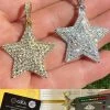 Moissanite Real Silver Gold Hip Hop Star Pendant Iced Necklace Pass Diamond Test 2 Moissanite Real Silver Gold Hip Hop Star Pendant Iced Necklace Pass Diamond Test -Harlem Bling Shop harlembling moissanite real silver gold hip hop star pendant iced necklace pass diamond test 15082.1664361042