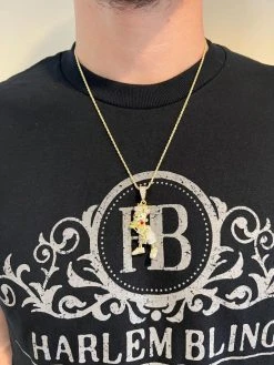 MOISSANITE Real Silver / Gold Iced Bart Simpson Pendant Necklace Diamond Test ✅ 32 MOISSANITE Real Silver / Gold Iced Bart Simpson Pendant Necklace Diamond Test ✅ -Harlem Bling Shop harlembling moissanite real silver gold iced bart simpson pendant necklace diamond test 47401.1674149451