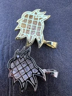 MOISSANITE Real Silver / Gold Iced Goku Saiyan Dragon Ball Z Pendant Necklace 24 MOISSANITE Real Silver / Gold Iced Goku Saiyan Dragon Ball Z Pendant Necklace -Harlem Bling Shop harlembling moissanite real silver gold iced goku saiyan dragon ball z pendant necklace 25043.1674149399