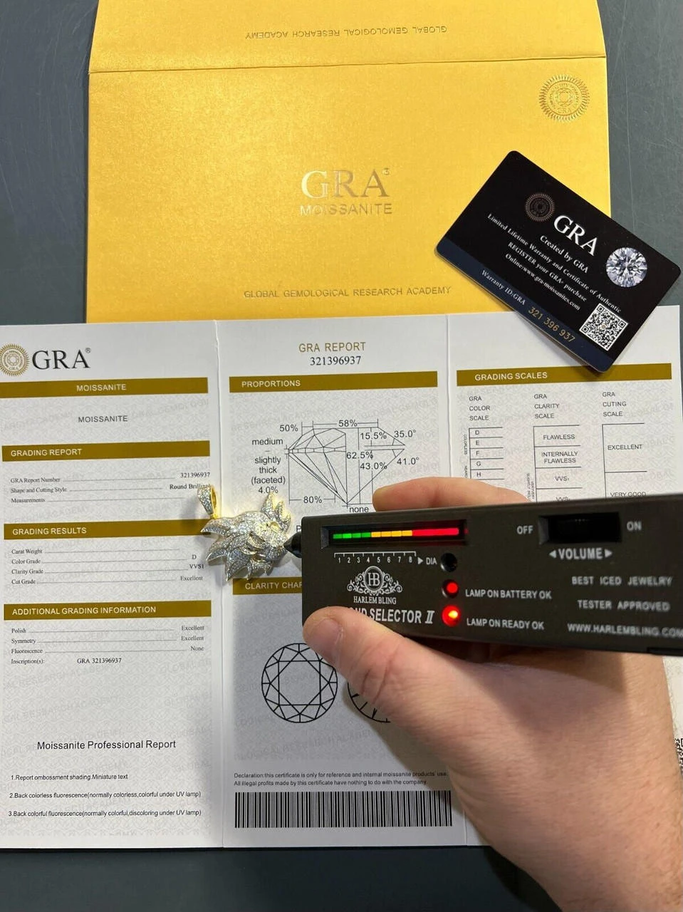 MOISSANITE Real Silver / Gold Iced Goku Saiyan Dragon Ball Z Pendant Necklace 13 MOISSANITE Real Silver / Gold Iced Goku Saiyan Dragon Ball Z Pendant Necklace - Image 11