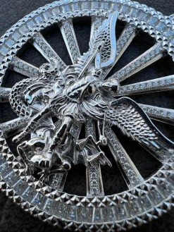 MOISSANITE Real Silver / Gold Michael Archangel Pendant Iced Baguette Medallion 33 MOISSANITE Real Silver / Gold Michael Archangel Pendant Iced Baguette Medallion -Harlem Bling Shop harlembling moissanite real silver gold michael archangel pendant iced baguette medallion 57961.1674235852